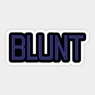 Blunt Sticker